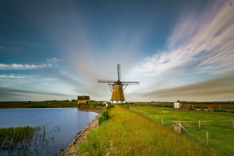 Prachtige wolken op Texel